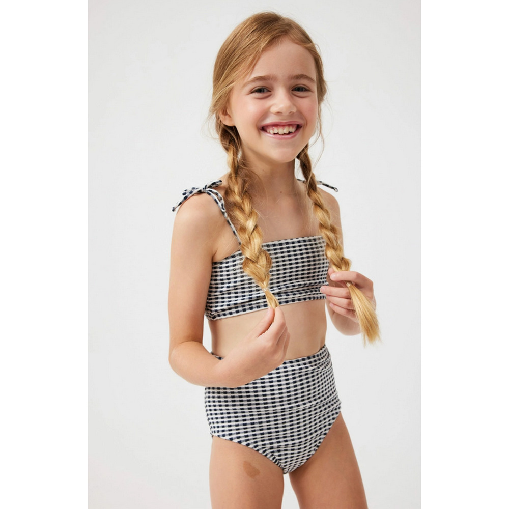 Cotton On Kids Anita Bikini Navy Blazer/Gingham Size S/M 5183